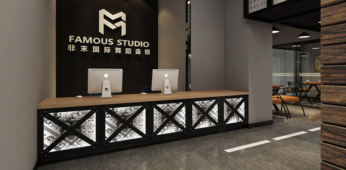 舞蹈培訓室裝修設計效果圖