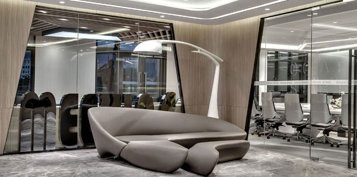 金融科技公司辦公室裝修設(shè)計效果圖