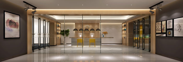 金融辦公室裝飾設(shè)計效果圖