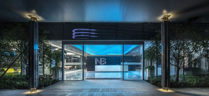 金融科技辦公樓裝修設計效果圖