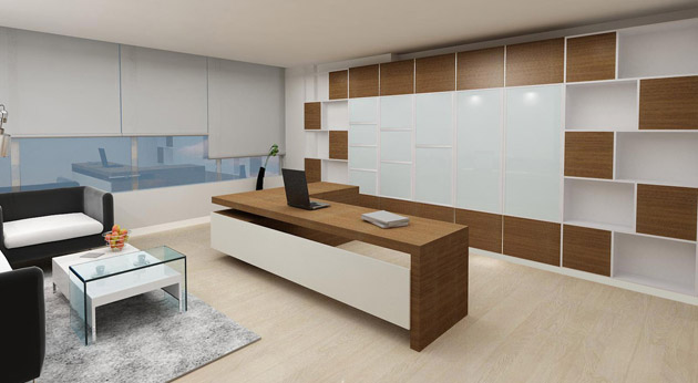 辦公室乳膠漆墻面設計效果圖