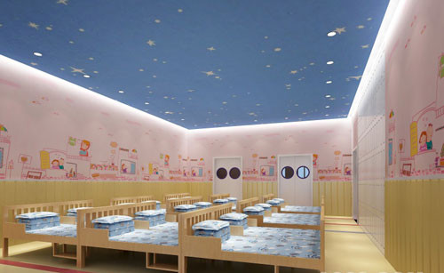 幼兒園休息區效果圖