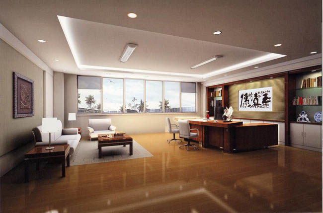 總經理辦公室設計：突出大氣，有文化和穩重