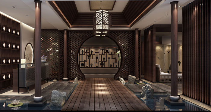 養(yǎng)生會(huì)所過道裝修設(shè)計(jì)案例效果圖