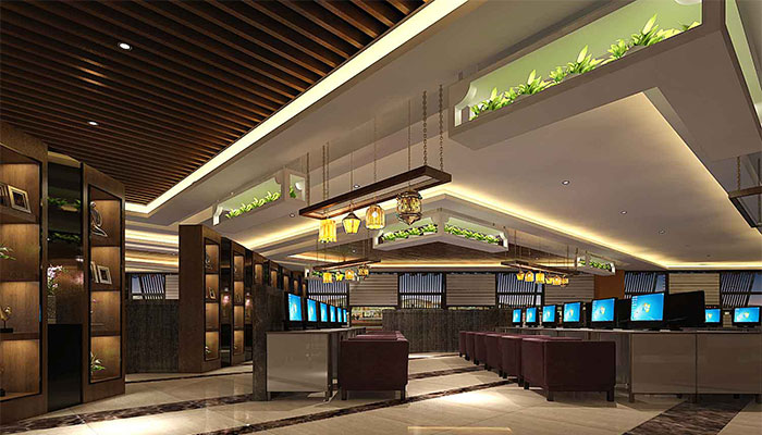 原味休閑風(fēng)格網(wǎng)咖作戰(zhàn)區(qū)設(shè)計(jì)效果圖