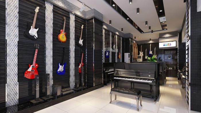 品牌琴行裝修設計案例
