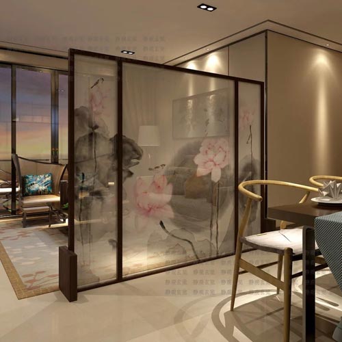 辦公室門口屏風擺放