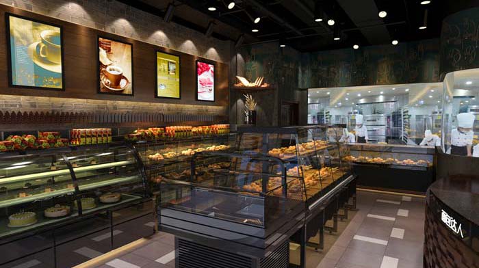 杭州時(shí)尚蛋糕店裝修設(shè)計(jì)案例