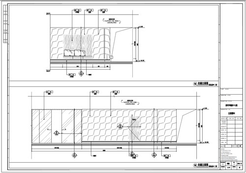 某寫字樓室內(nèi)深化設(shè)計裝飾施工圖走廊立面圖90(二)
