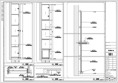 某寫字樓室內(nèi)深化設(shè)計裝飾施工圖節(jié)點(diǎn)圖27-29 41-42