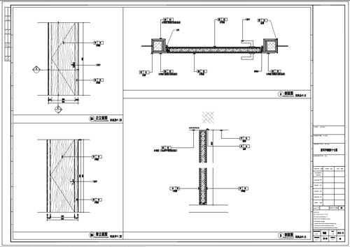 某寫字樓室內(nèi)深化設(shè)計裝飾施工圖門表圖(三)