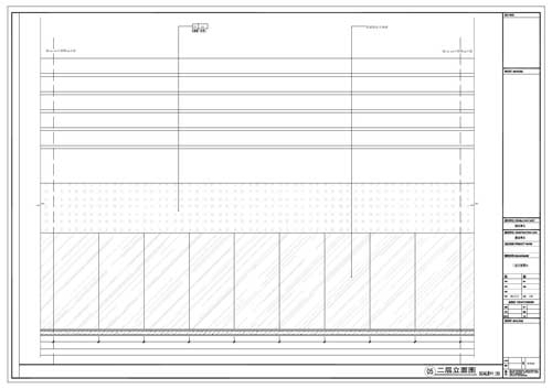 商場深化設(shè)計(jì)施工圖二層立面圖05