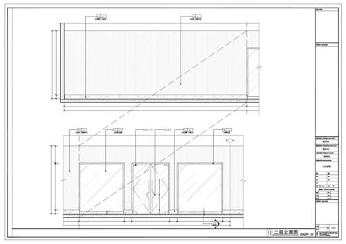 商場深化設(shè)計(jì)施工圖二層立面圖13