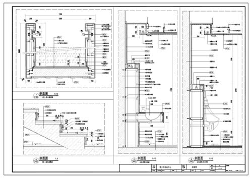 青少年活動中心施工圖深化設計節點大樣刨面圖7-10
