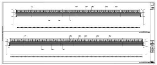 商場深化設(shè)計(jì)施工圖中庭立面圖03-04
