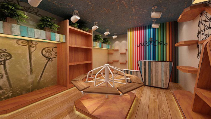 童話服裝專賣店裝修設計案例