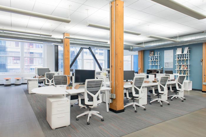 廣告公司辦公室辦公區域裝修設計案例效果圖