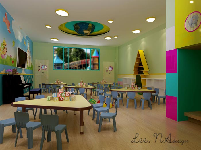 幼兒教育機(jī)構(gòu)教室裝修設(shè)計案例