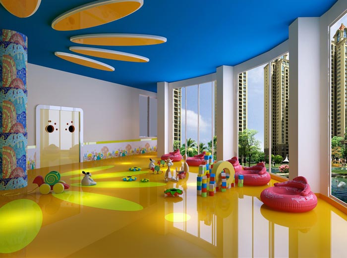 幼兒教育機(jī)構(gòu)觀景區(qū)裝修設(shè)計案例