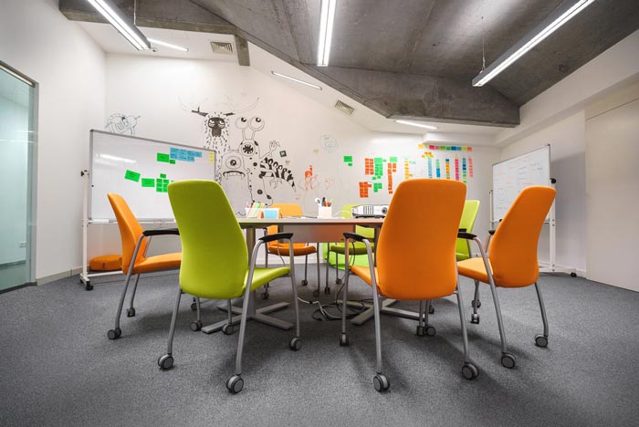 軟件公司辦公室會議室裝修設計案例效果圖