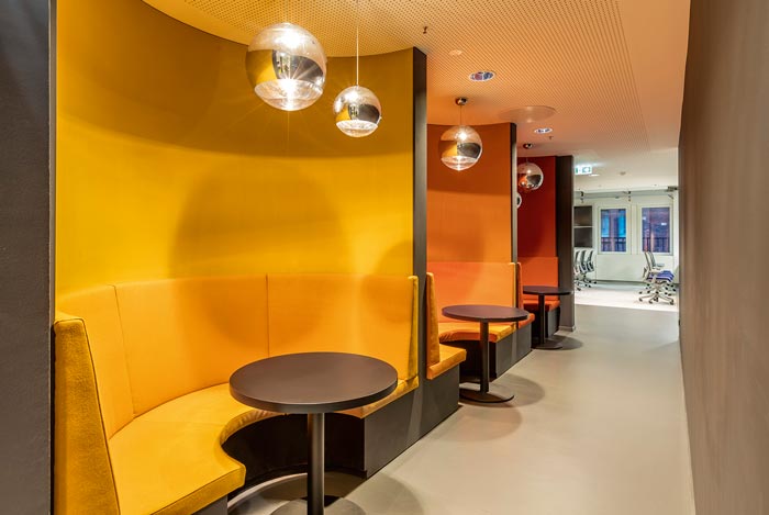 軟件公司辦公室交流區域裝修設計案例效果圖