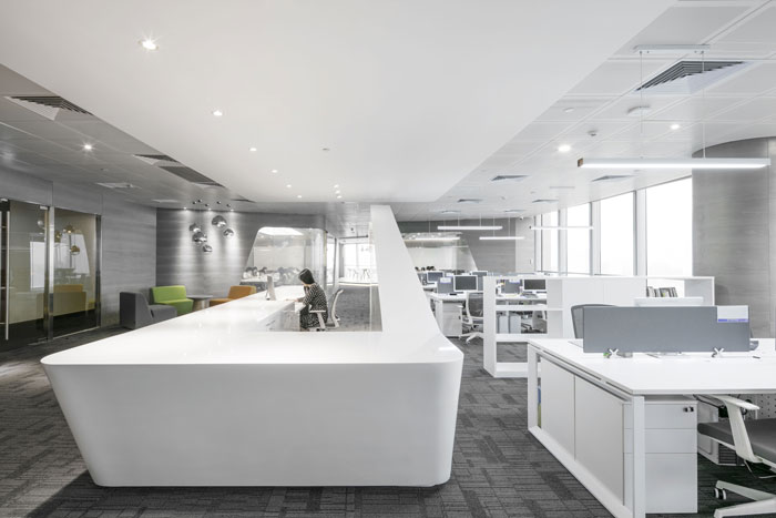 培訓(xùn)機(jī)構(gòu)辦公室辦公區(qū)域裝修設(shè)計案例效果圖