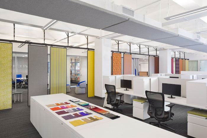 服裝公司辦公室辦公區域裝修設計案例效果圖