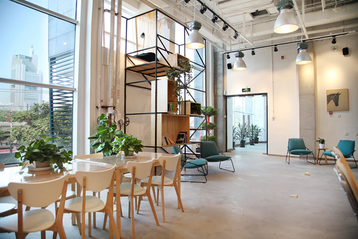 聯合辦公休息區域效果圖
