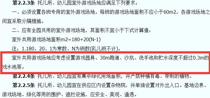 托兒所、幼兒園建筑設(shè)計規(guī)范截圖