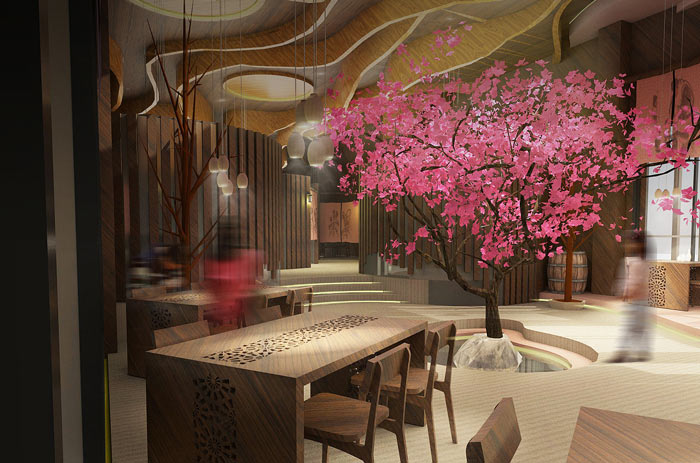 特色風(fēng)味餐廳裝修設(shè)計效果圖