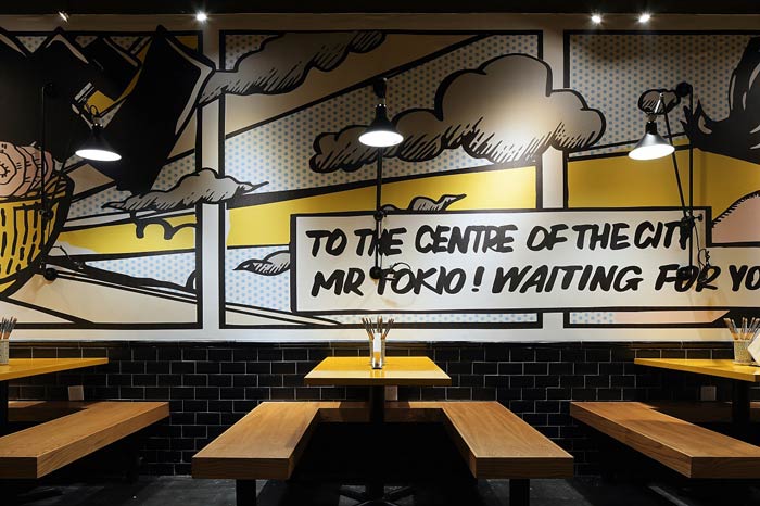 日式快餐店燈光裝修設(shè)計效果圖