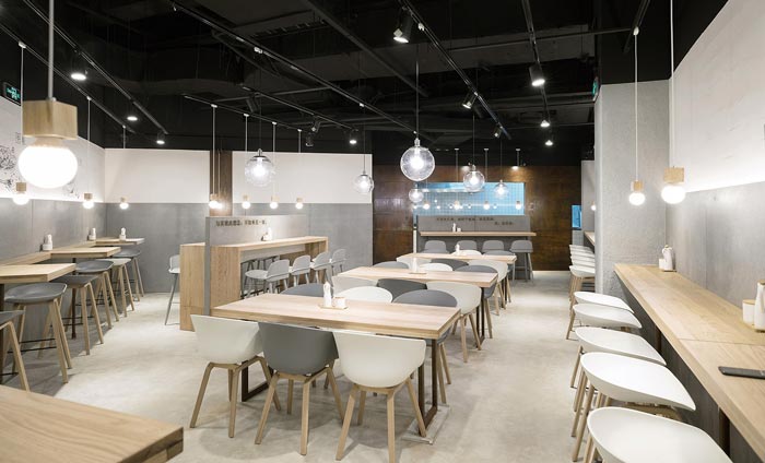 牛蛙面館就餐區裝修設計效果圖