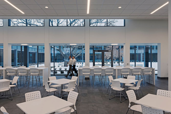 汽車工廠休息區裝修設計效果圖