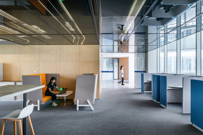 集團總部辦公樓開放辦公區設計方案