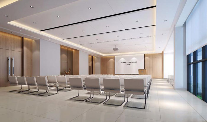 杭州濱江辦公室培訓(xùn)室裝修設(shè)計效果圖