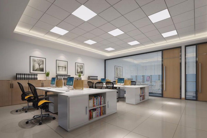 杭州濱江辦公室財務(wù)室裝修設(shè)計效果圖