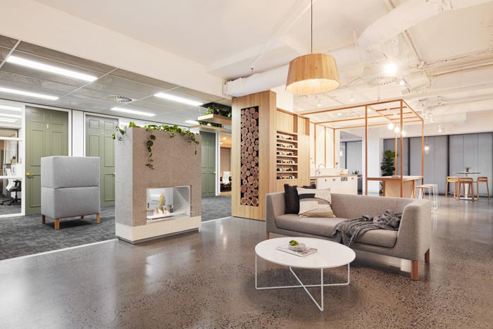 辦公室接待區效果圖