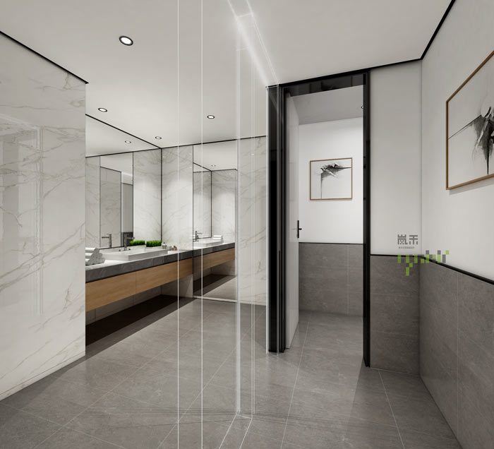 杭州律師事務所辦公室衛(wèi)生間裝修設計效果圖