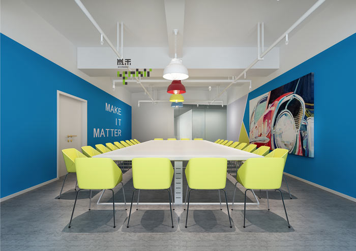 網絡科技公司辦公室18樓會議室裝修設計效果圖