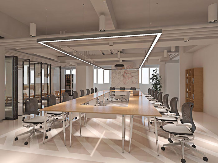 網(wǎng)絡科技公司辦公室會議室裝修設計效果圖