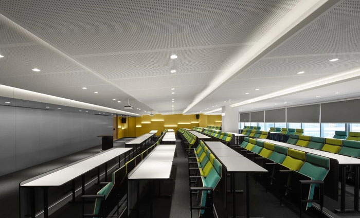 企業(yè)總部辦公樓培訓室裝修設計效果圖