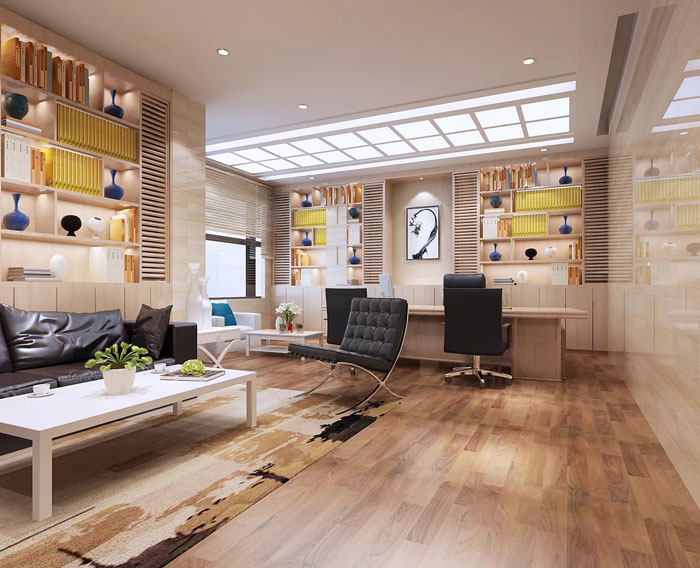 互聯(lián)網公司經理辦公室裝修設計效果圖