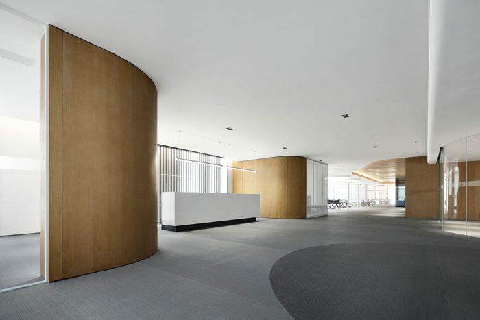 眾創(chuàng)空間辦公室前臺裝修設(shè)計效果圖