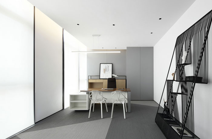 眾創(chuàng)空間經(jīng)理辦公室裝修設(shè)計效果圖