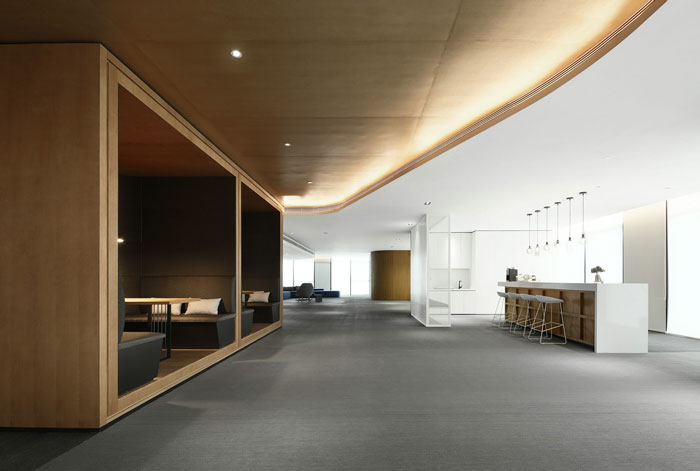 眾創(chuàng)空間辦公室交流區(qū)裝修設(shè)計效果圖