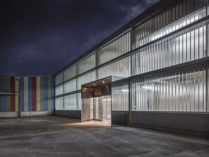 廠房辦公室入口裝修設計效果圖