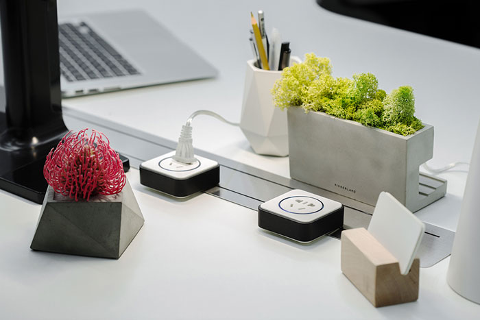 智慧辦公室辦公桌細節裝修設計效果圖