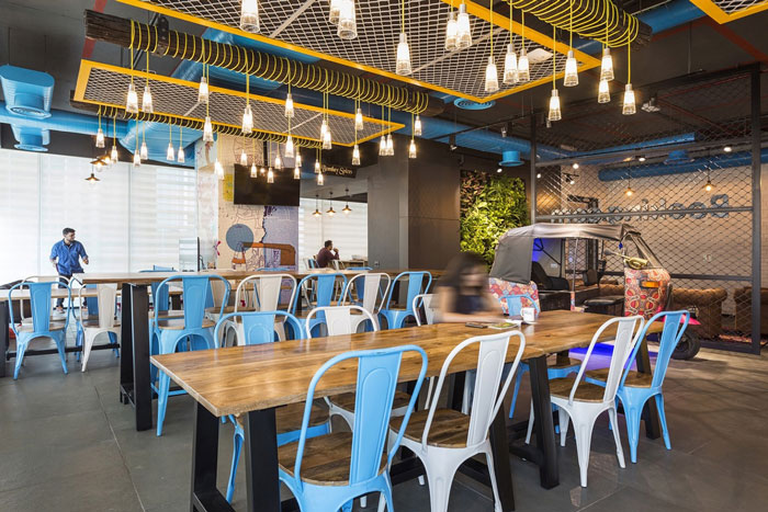 旅游公司辦公室休息區域裝修設計效果圖