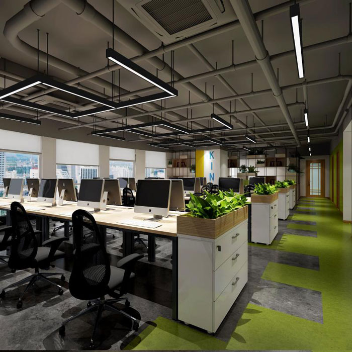 杭州轉塘辦公室辦公區裝修設計方案