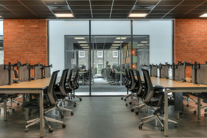 旅游服務公司辦公室辦公區裝修設計效果圖